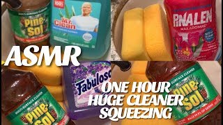 💓🧼 ASMR ONE HOUR SPONGE SQUEEZING 🧽💓 (All Huge Cleaners)