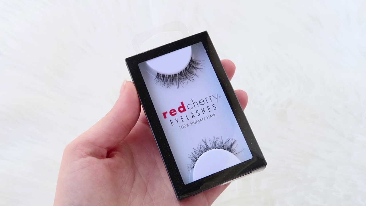 Red Cherry Eyelashes False Eyelashes – Demi Wispy