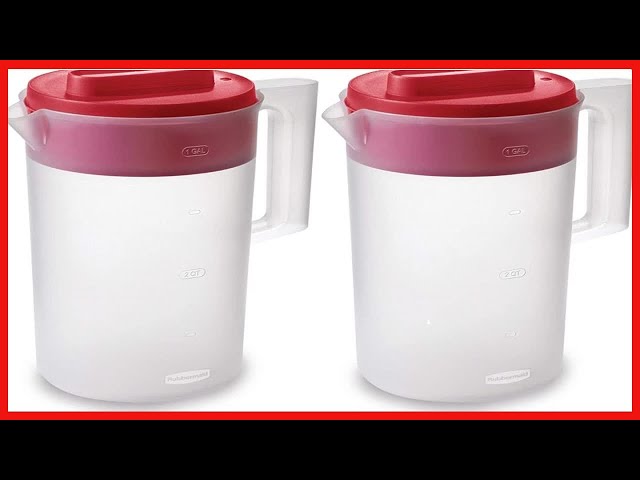 Rubbermaid Pitcher, 2 Quart, Racer Red