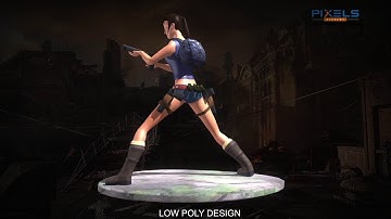 Game Character Modelling by student Aditya Dinesh : Pixels Academy