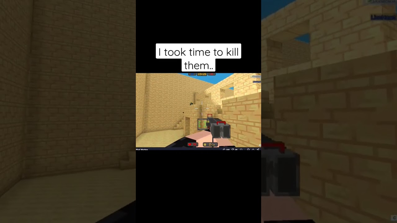 I took very much time to kill them... || Pixel warfare || 