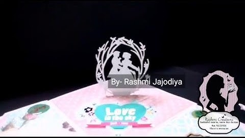 Huge Explosion Box with a Twist / Explosion Box With Surprises | by Rashmi Jajodiya