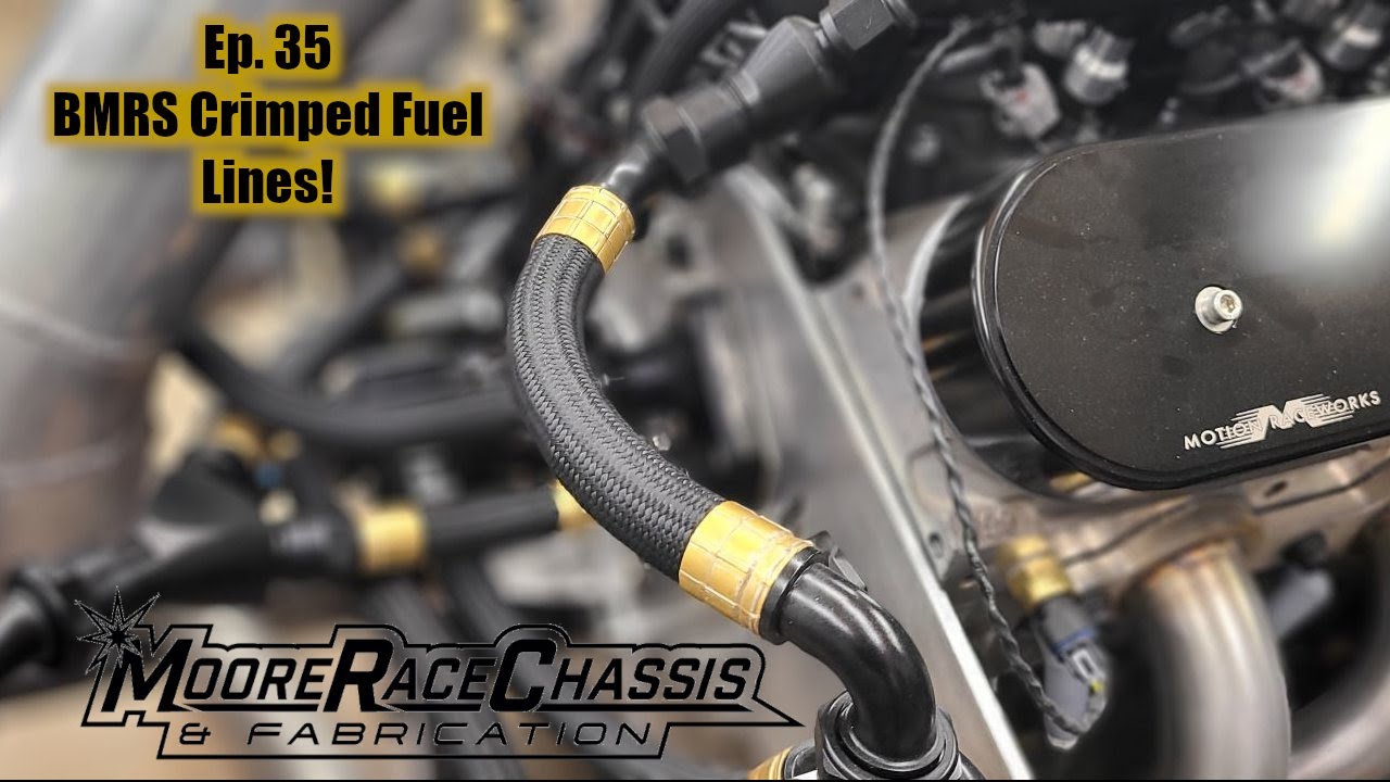 Ep. 35 BMRS Crimped Fuel Line Install on the Shop Car YouTube