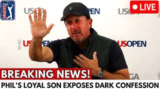PGA Tour in PANIC: Phil Mickelson Son Releases a Secret Conversation That Leaves His Father Shocked