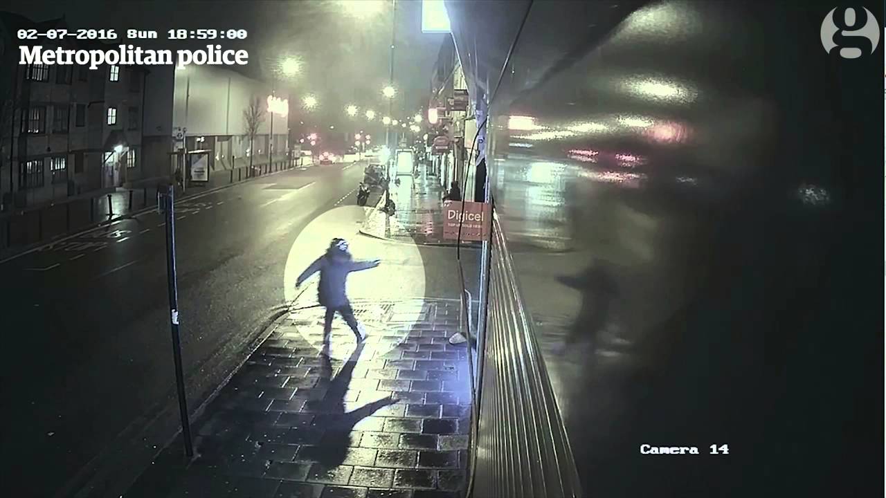 Brixton gun attack captured on CCTV