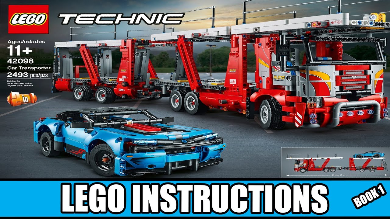 LEGO | | 42098 | Car Transporter | Book 1 - YouTube