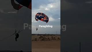 paragliding adventure sports fun desserts thar video vlog youtube vlogger shortsvideo