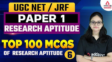 NTA UGC NET 2022 | Research Aptitude Paper 1 | Clear your Concept 100 Most Expected MCQs #6
