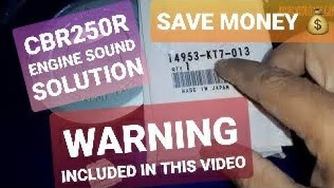 HONDA CBR250R - CLICKING / KNOCKING  / TAPPET SOUND / ENGINE NOISE SOLUTION - SHIM REPLACEMENT