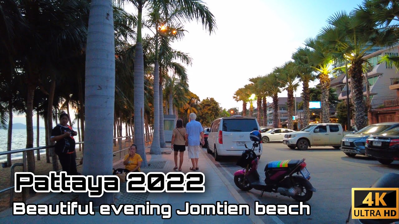 Beautiful Sunset view : Jomtien beach , Pattaya 2022