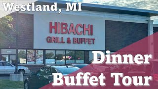[Japanese Subtitle] Westland Hibachi and Grill Buffet Tour and Review (Westland, MI)