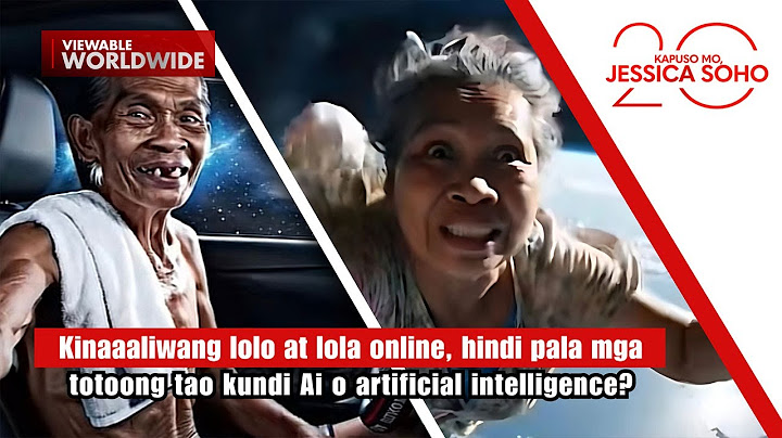 Kinaaaliwang lolo't lola, 'di mga tao kundi AI o Artificial Intelligence?! | Kapuso Mo, Jessica Soho