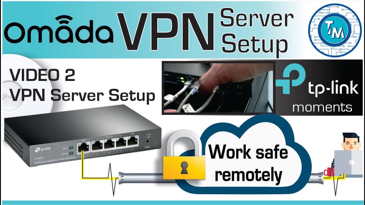 How to create a VPN server with TP Link Omada routers ER605 ER7206 - YouTube