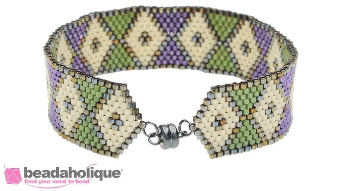 Peyote Beading Kit Patriziabijoux Love 921 Peyote Bracelet Kit, Love  Bracelet, Jewelry Making Kit, Peyote Stitch Kit, Peyote Pattern Kit 