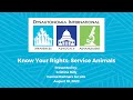 Know Your Rights: Service Animals