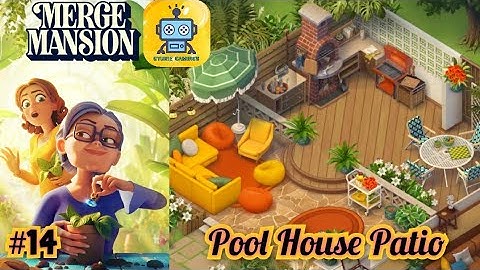 Merge Mansion Story : Pool House Patio #14