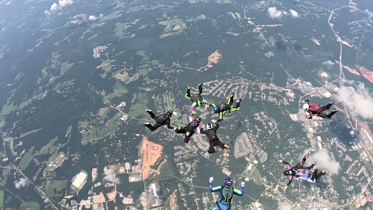 GA State Record- Female Full-Break Sequential Large Formation, 2 point 11 way