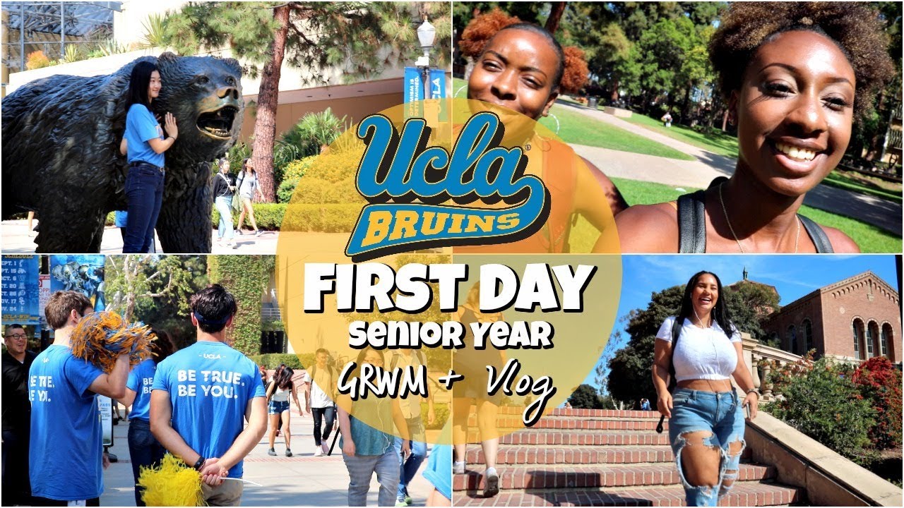 UCLA First Day Senior Year GRWM & Vlog YouTube