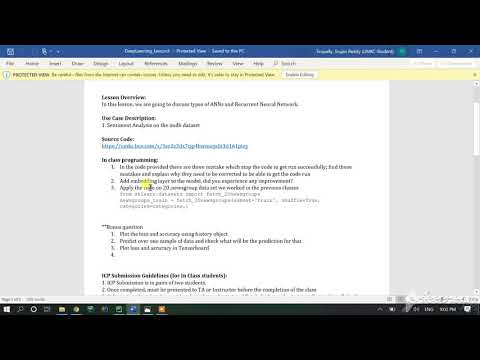 Python deep learning icp 3