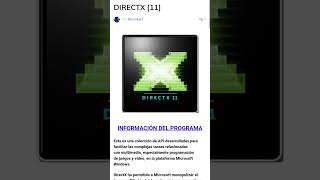 Como Descargar Directx 11 #windows #microsoft