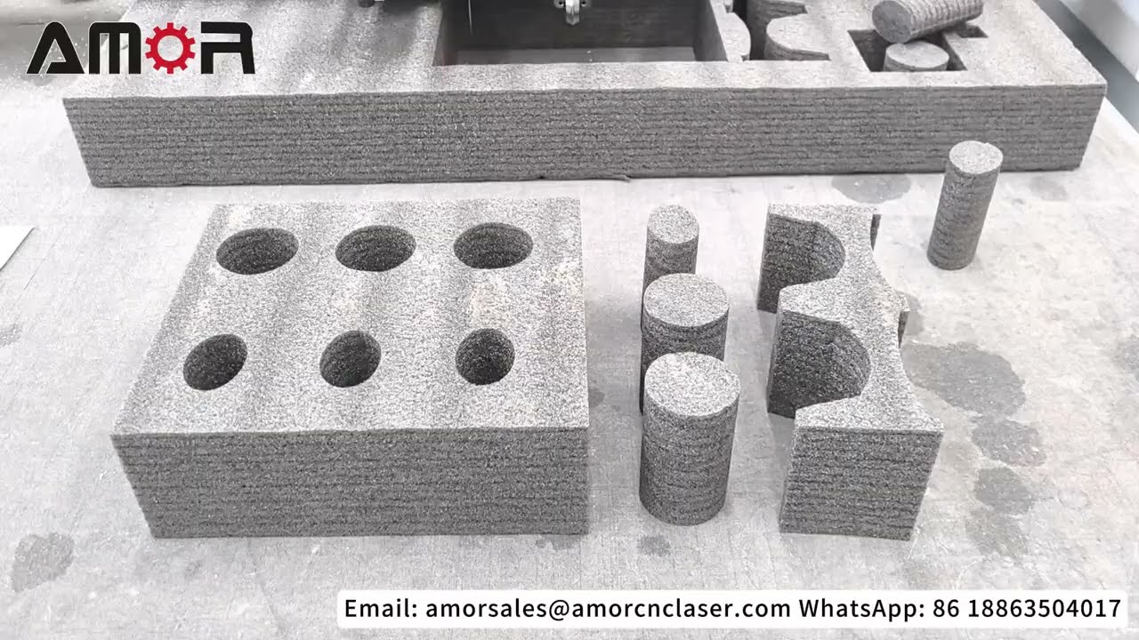 CNC Foam Cutting Machine | Cutting 90mm EPE Foam with Pneumatic Oscillating Tool