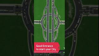 Multi Level Roundabout - Cities Skylines Entrance Multi Level Roundabout - Cities Skylines Entrance