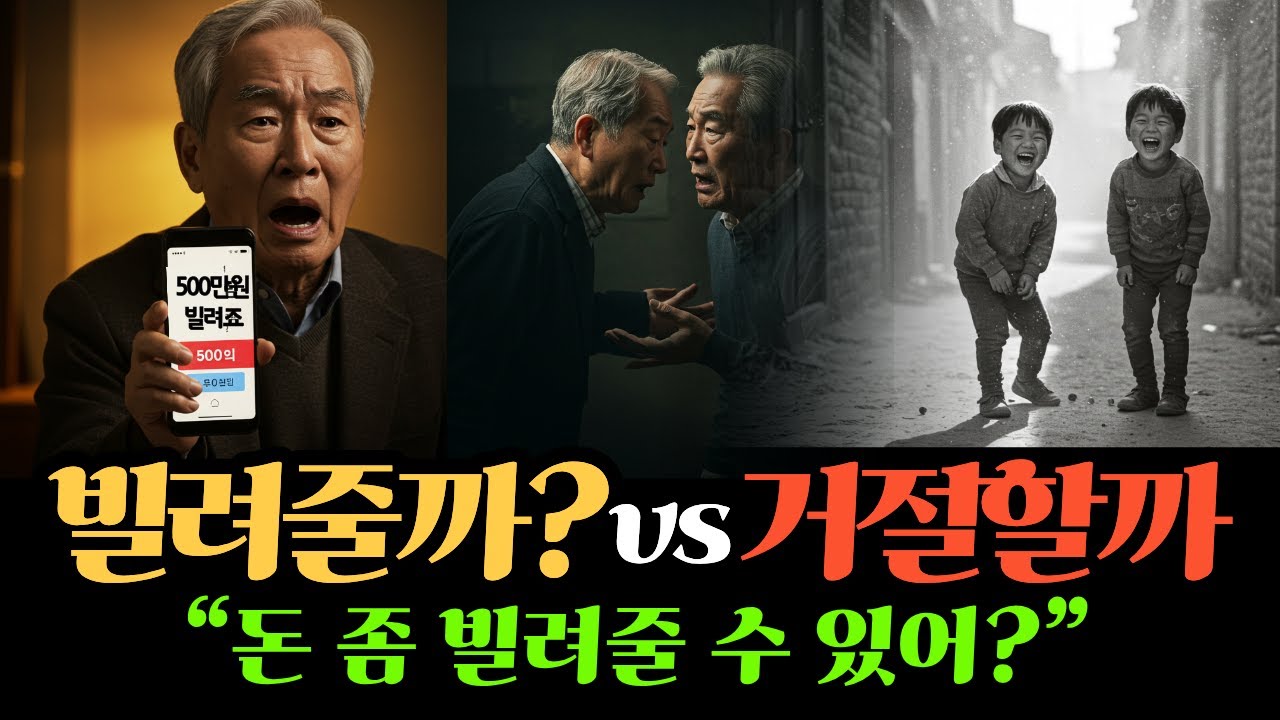 친구가 돈 빌려달라는데… 거절해야 할까? 빌려줘야 할까?