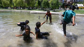 سكان دمشق يبتدعون وسائل للتأقلم مع ارتفاع درجات الحرارة