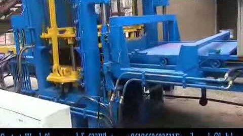 QT4-15D color paver block making machine working video