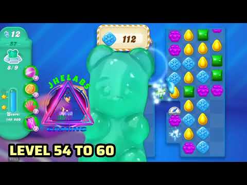 SODA CANDY CRUSH LEVEL 54 TO 60 JHELABS GAMING