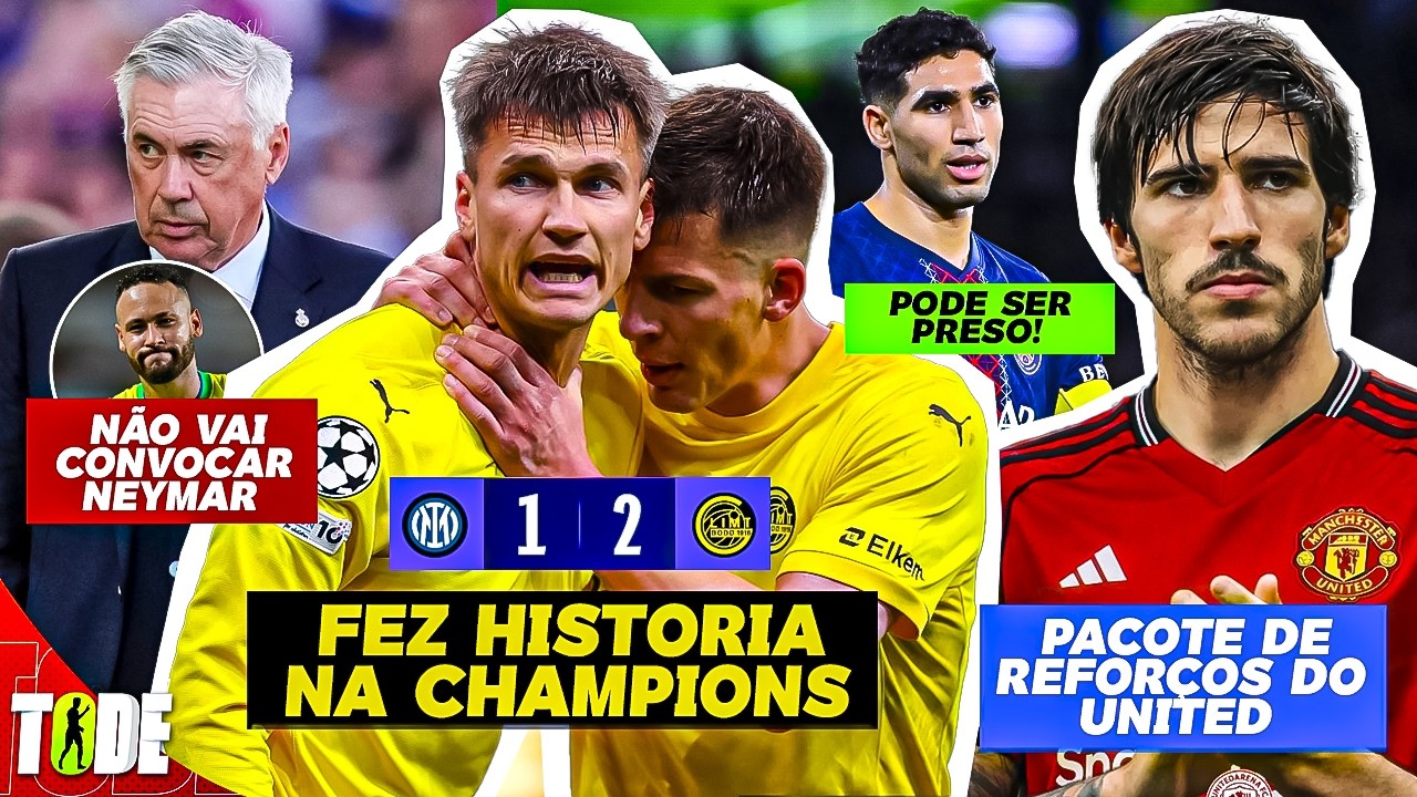 🚨 NEYMAR FORA DOS CONVOCADOS l 5 REFORÇOS NA MIRA DO UNITED l HAKIMI PODE SER PRESO l CHAMPIONS E+