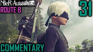 Nier Automata Walkthrough Part 31 - Return To The Desert (Route B)