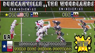 #5 Duncanville vs The Woodlands Football | [Regional Championship | FULL GAME]