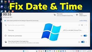 How To Fix Windows 11 Showing Wrong Time and Not Updating