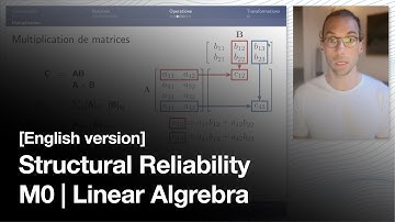 M0 | Linear Algebra | CIV8530 - Structural & System Reliability [English version]