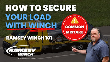 How to Properly Secure Your Load | Ramey Winch 101| Common Mistake