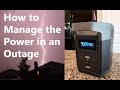 Ecoflow Delta 1300 Review - How to Manage the Unit During a Power Outage!  What to Run/For How Long?