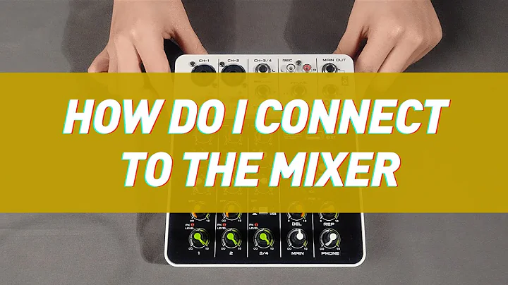 How to connect to D Debra Audio V4 Audio Mixer