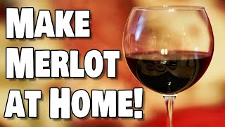 Homemade Merlot Wine - Easy Delicious Wine Recipe