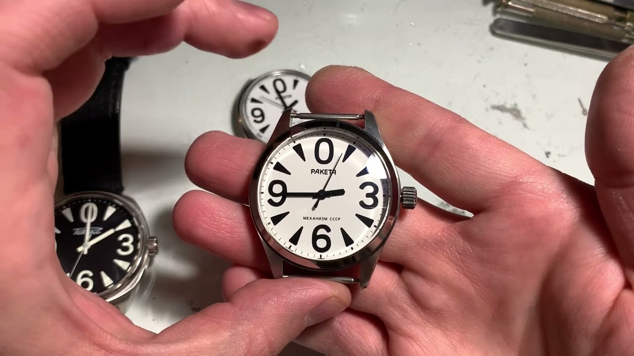 Дмитрий Бродниковский-часы Ракета Big Zero Зеро СССР сапфир+сталь