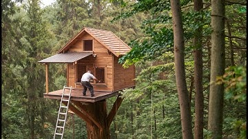 Man Built a Tree House in 30 Days
