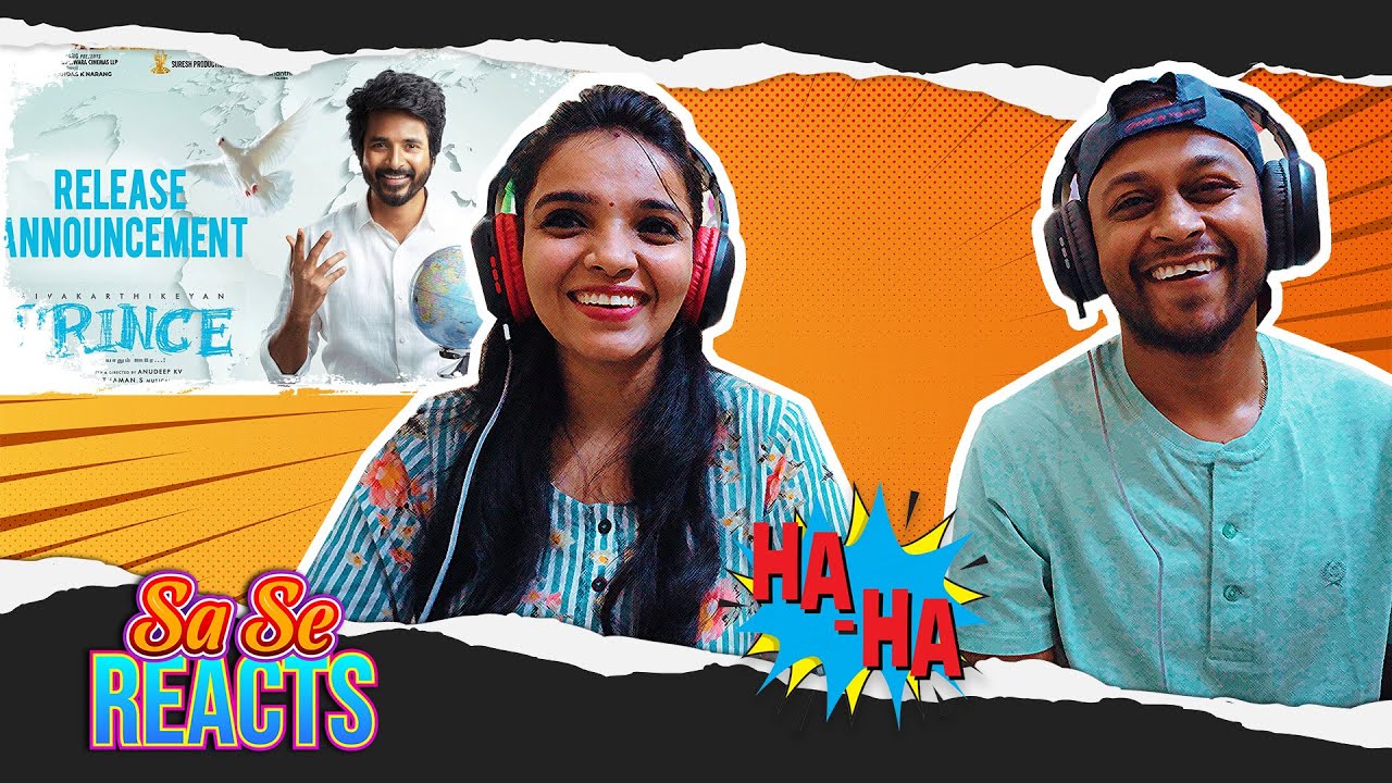Prince Release Announcement REACTION | Sivakarthikeyan | Maria | S Thaman | MUMBAI TAMIL COUPLE