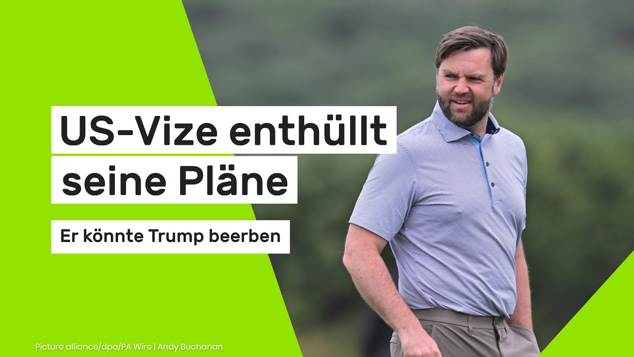 US-Vize enthüllt seine Pläne - er könnte Trump beerben