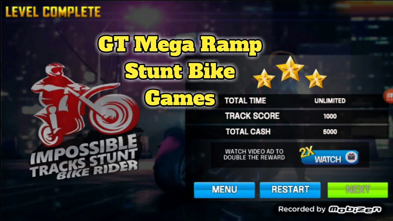 GT Mega Ramp Stunt Bike Games