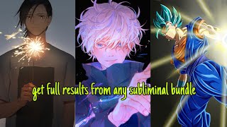 ( Longer Version ) Get Results From Any Subliminal Bundle Subliminal