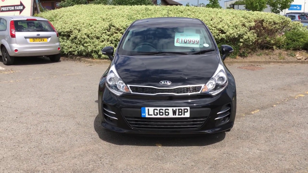 Kia rio черная