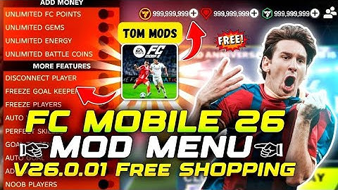 FC Mobile 26 MOD MENU v26.0.01 - Unlimited Money+Fc Points | FC MOBILE MOD MENU Apk | FC MOBILE Free
