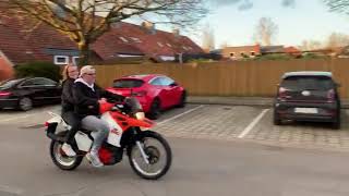 Neuaufbau Suzuki DR 750S erste Probefahrt 2/2