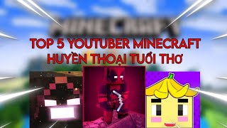 TOP 5 YOUTUBER MINECRAFT HUYỀN THOẠI TUỔI THƠ #minecraft #oopsbanana #jakinatsumi #oopsclub #top5