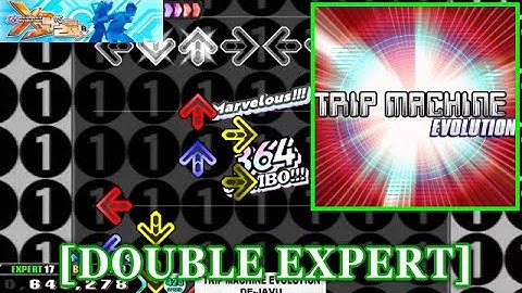 【DDR X3】 TRIP MACHINE EVOLUTION / DE-JAVU [DOUBLE EXPERT] 譜面確認+Clap